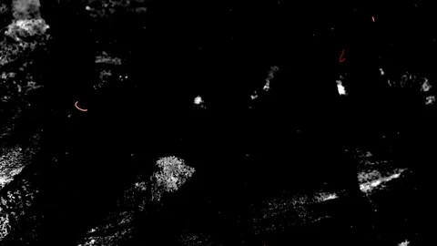 Dust and Scratch Overlay with Light Burns for Old Film Look Stock-Footage 317302421