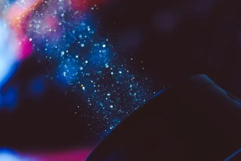 Dust in the beam of light Stock Photos