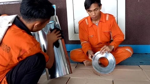 Dust bin cleaning activities Stock Footage 214255635