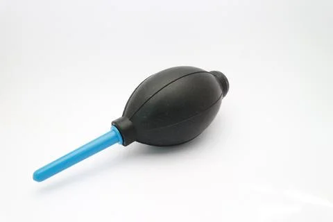 Dust blower for digital camera Stock Photos