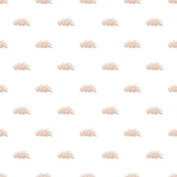 Dust cloud seamless pattern on white background 스톡 일러스트