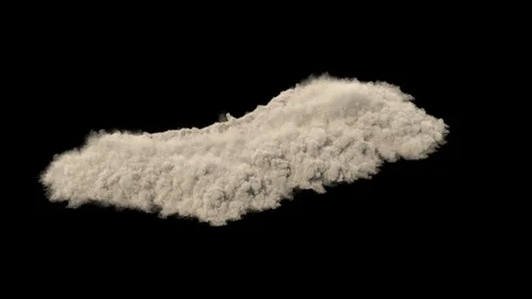 Dust clouds from the destruction of the building / Sand storm / Explosion smoke. Stock Footage 100968772