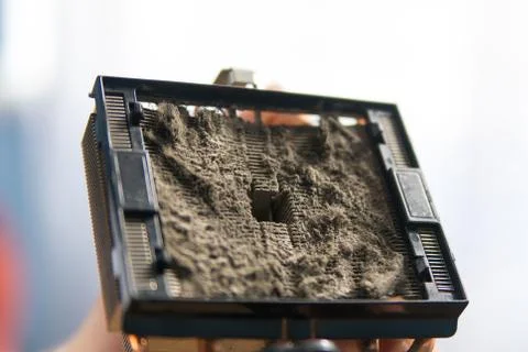 Dust in computer case Stock Photos