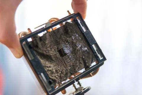 Dust in computer case Stock Photos