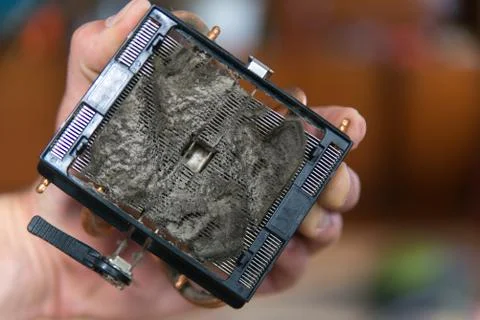 Dust in computer case Stock Photos