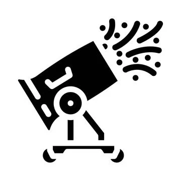 Dust control mining glyph icon vector illustration Illustrazione stock