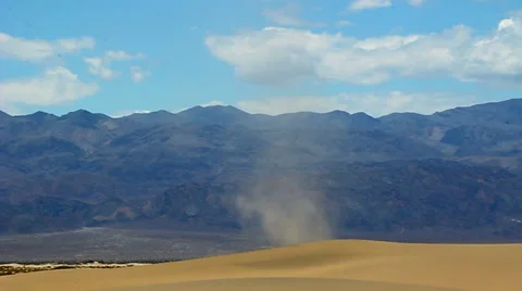 Dust Devil Death Valley Video stock 40904979