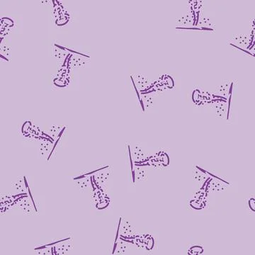 Dust devil natural phenomena glyph vector seamless pattern Stockillustratie