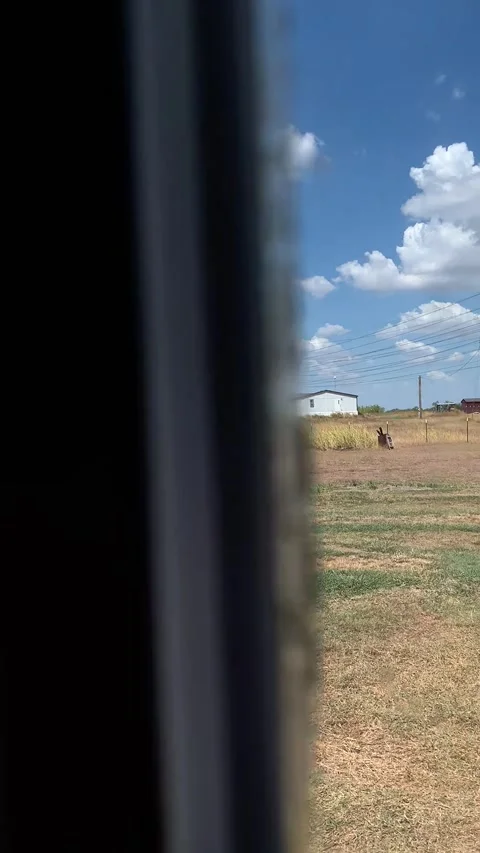 Dust Devil Picks Up Pool, San Antonio, Texas, USA - 07 Sep 2023 Stock Footage 250489524