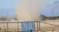 Dust Devils in the desert from large to small - 1 - very large comparable EF-1 Vídeos en HD