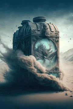 Dust of disappearance Stock Illustration