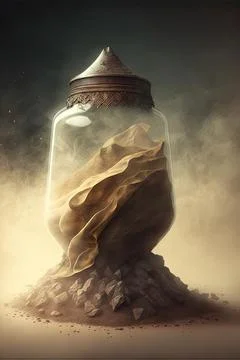 Dust of dryness Stock Illustration