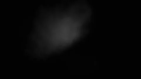 Dust Explosion Computer Generated Simulation on Black background Stock Footage 82011457