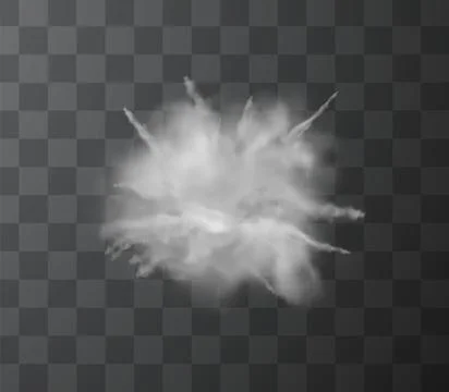 Dust explosion effect vector illustration Stock Illustration