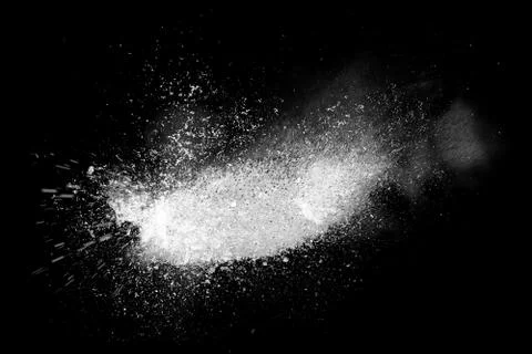 Dust explosion Stock Illustration