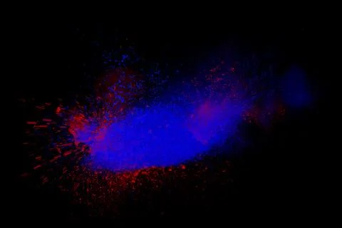 Dust explosion Stock Illustration