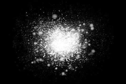Dust explosion Stock Illustration