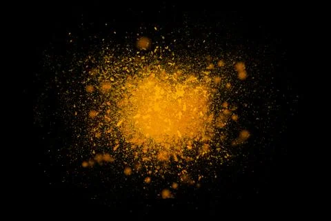 Dust explosion Stock Illustration