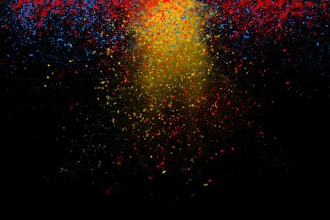 Dust explosion Stock Illustration