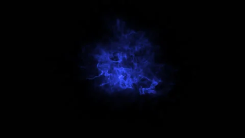 Dust explosion particles with alpha Stock Footage 100643850