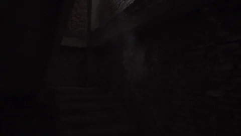 The dust falls into the light Stock Footage 78446388