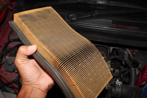 Dust filter of car Stockfoto's