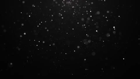Dust Flowing Particles Black Loop Background Stock Footage 274421020