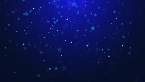 Dust Flowing Particles Blue Loop Background Stock Footage 274413329