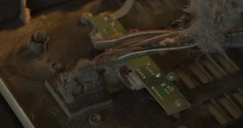 Dust inside the computer unit Stock Footage 88421624