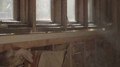 Dust looks beautiful in the window light Stock-Footage 144294559