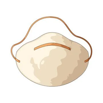 Dust Mask illustration Illustrazione stock
