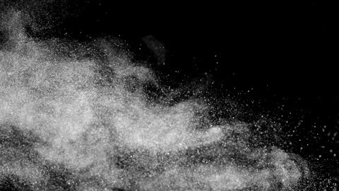 Dust Mate Particles Exploding Effects Overlay Vídeos de archivo 296796514