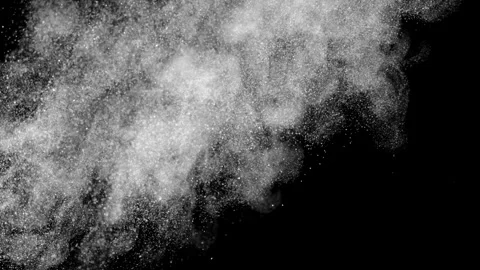 Dust Mate Particles Exploding Effects Overlay Vídeos de archivo 296796515