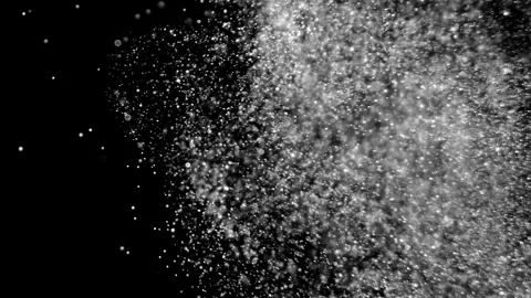 Dust Mate Particles Motion Effects Overlay Vídeos de archivo 296796598