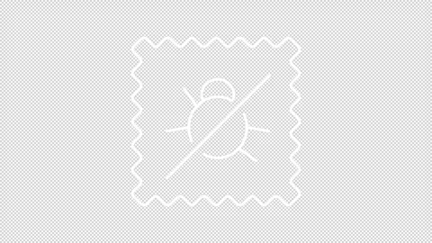 Dust-mite proof white line animation Stock Footage 318062896