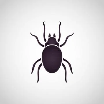 Dust mites logo vector illustration Stock Illustration