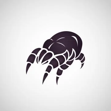 Dust mites logo vector illustration Stock Illustration