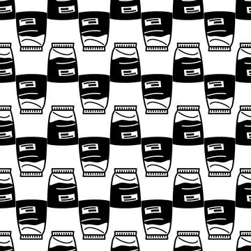 Dust pack pattern seamless vector Stock Illustration