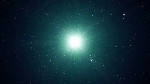 Dust particle explosion, Light ray effect. Stock Footage 79278117