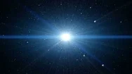Dust Particle Explosion, Light Ray Effect. Stock Footage
