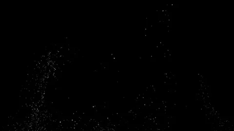 Dust Particle Gittlering Loop Seamless overlay Stock Footage 128921791