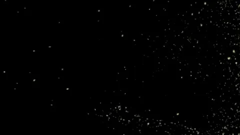 Dust Particle Gittlering Loop Seamless overlay Stock Footage 128921820
