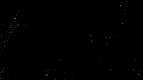 Dust Particle Gittlering Loop Seamless overlay Stock Footage 128921839