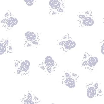 Dust particle glyph vector seamless pattern 스톡 일러스트
