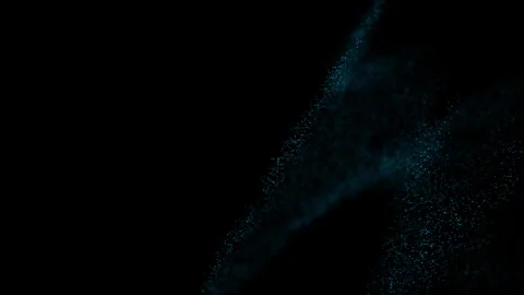 Dust particle motion with black background Stock Footage 244333203