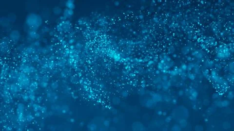 Dust particles. Abstract background of particles. 3d rendering. Dots background イラスト素材