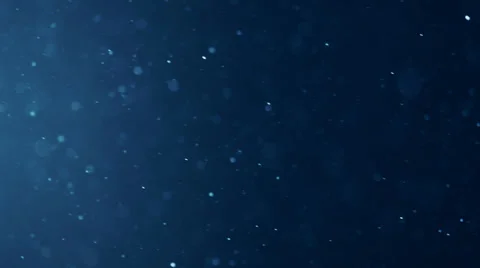 Dust particles abstract blue background Stock Footage 35575605