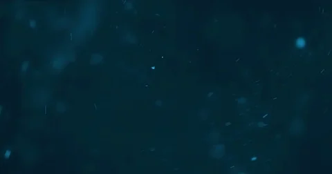 Dust particles background with blue light spot, holiday event Stock Footage 78042251