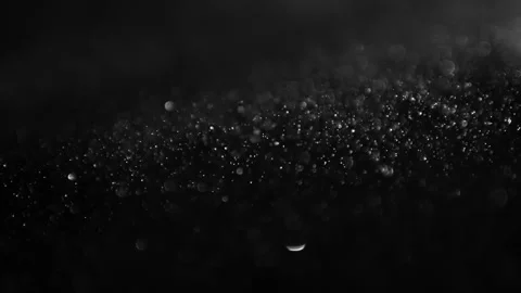 Dust Particles Background Bokeh Lights Background on Black Background Stock Footage 142737643