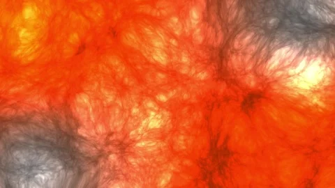 Dust Particles Background Slow Motion Moving Orange and Red Particles Stock Footage 183408244